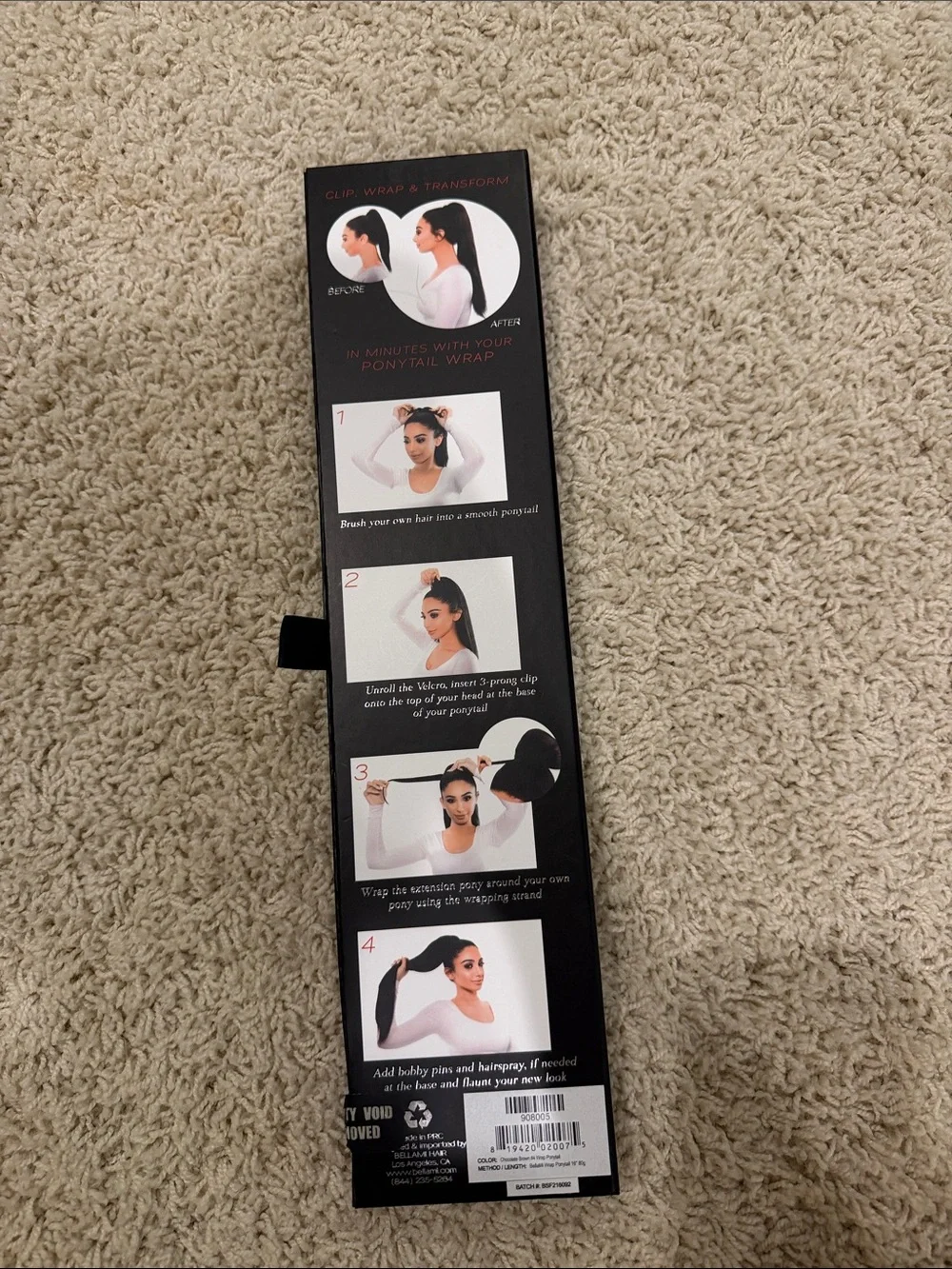 BELLAMI Brown Ponytail Wrap Hair Extension